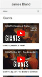 Mobile Screenshot of jamesblandfilms.com