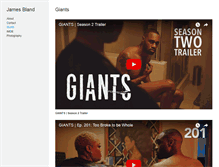 Tablet Screenshot of jamesblandfilms.com